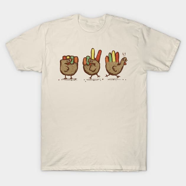 Plymouth Rock, Paper, Turkey T-Shirt by kg07_shirts